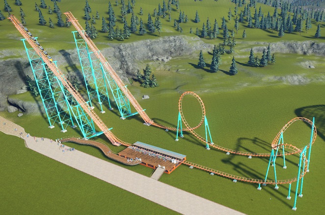 De Trident in het traditionele Boomerang-circuit.