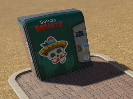 Voor een lekkere burrito is er deze automaat!