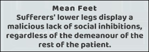 Mean Feet: als de voeten asociaal worden en niet meer willen meewerken.