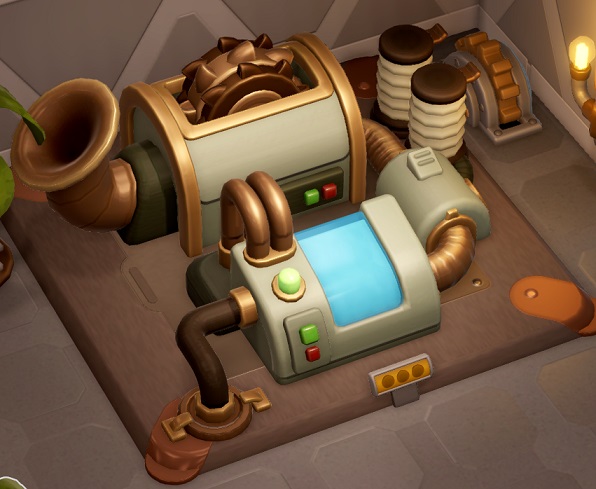 De Mulch-O-Matic III heeft, vergeleken met versie II, twee extra dunne verticale buizen aan het bedieningspaneel, en eveneens twee extra dikke tubes aan de rechterkant van het apparaat.